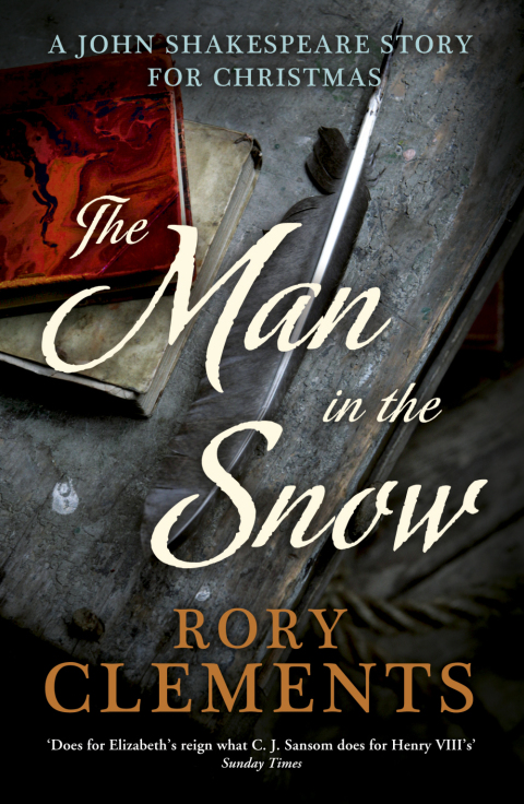 Cover image for book The Man in the Snow: A Christmas Crime (a John Shakespeare story)