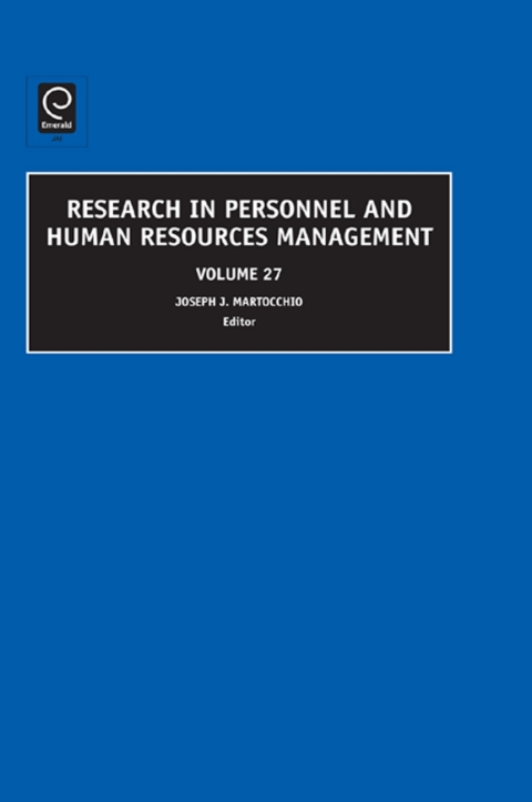 Cover image for book Research in Personnel and Human Resources Management