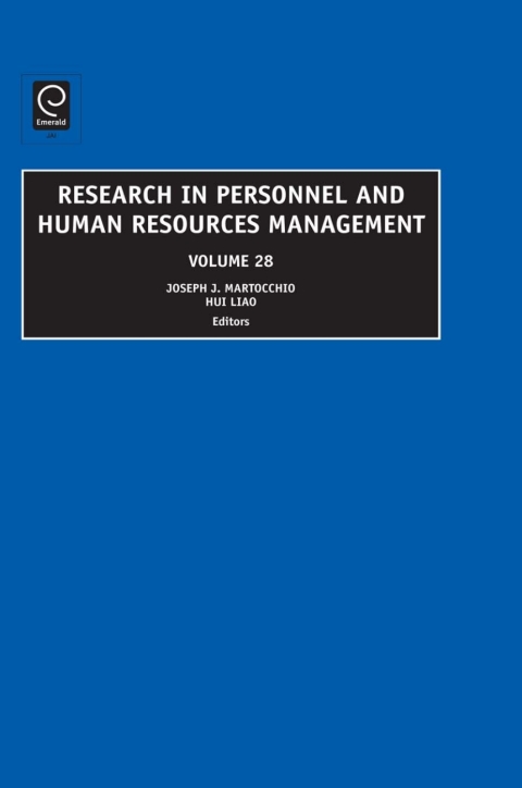 Cover image for book Research in Personnel and Human Resources Management