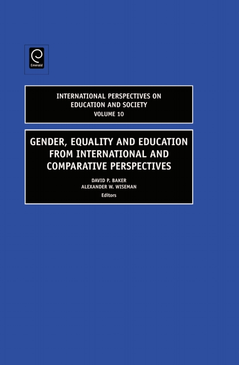 Cover image for book Gender, Equality and Education from International and Comparative Perspectives