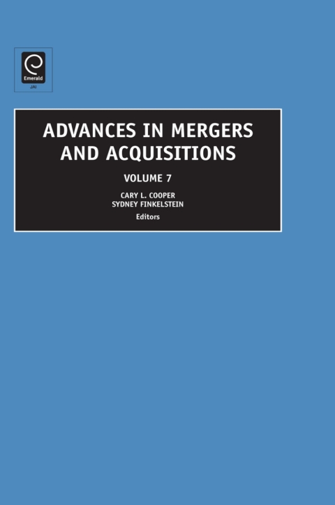 Advances in Mergers and Acquisitions 
