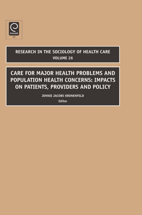 Cover image for book Care for Major Health Problems and Population Health Concerns