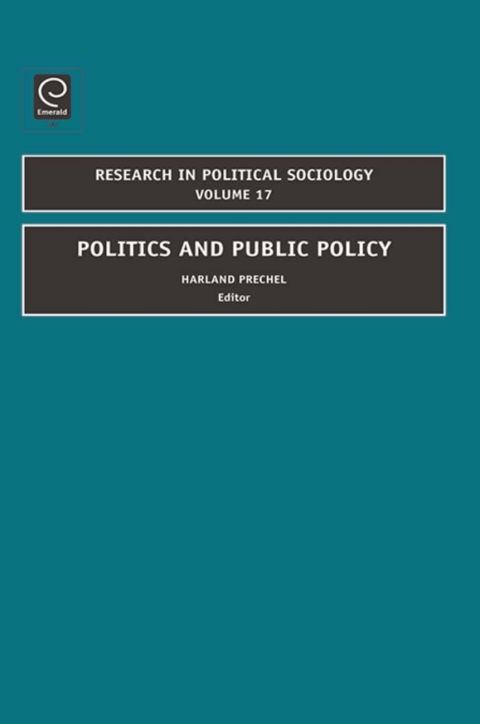 Cover image for book Politics and Public Policy