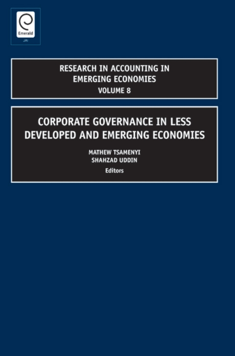 Cover image for book Corporate Governance in Less Developed and Emerging Economies