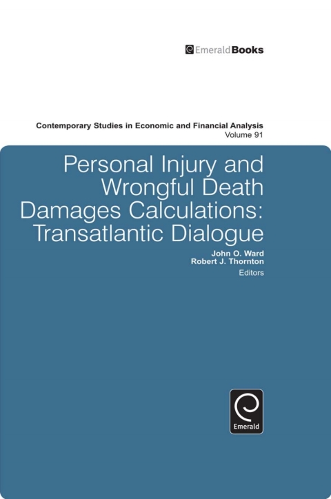 Cover image for book Personal Injury and Wrongful Death Damages Calculations