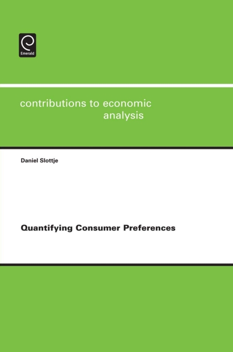 Cover image for book Quantifying Consumer Preferences