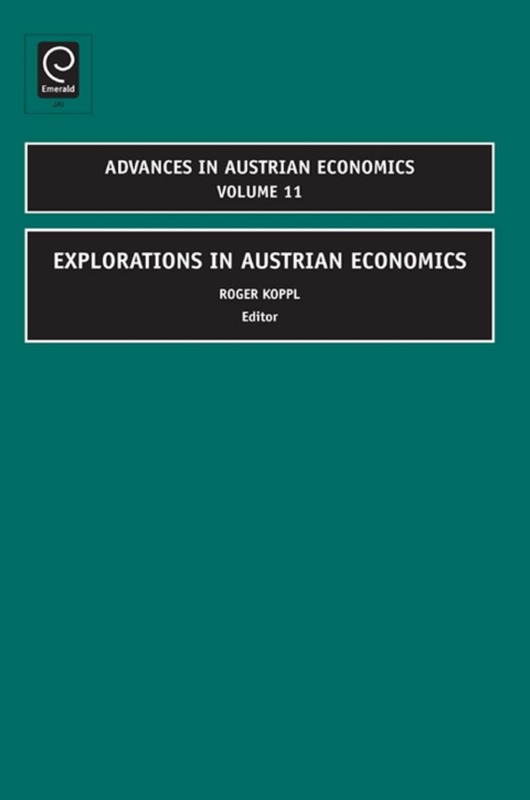 Cover image for book Explorations in Austrian Economics