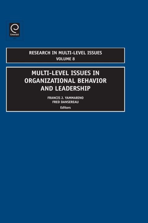 Cover image for book Multi-Level Issues In Organizational Behavior And Leadership