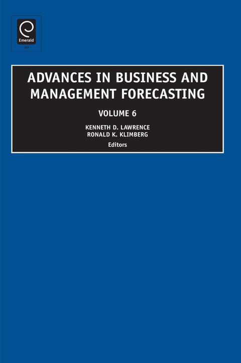 Cover image for book Advances in Business and Management Forecasting
