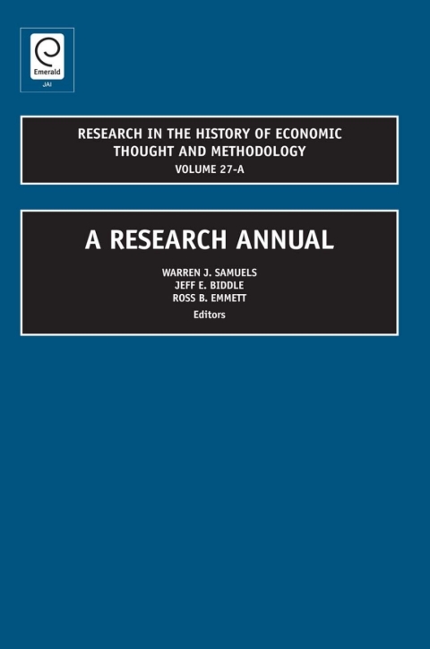 Cover image for book A Research Annual