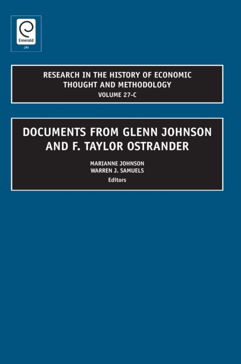 Cover image for book Documents from Glenn Johnson and F. Taylor Ostrander