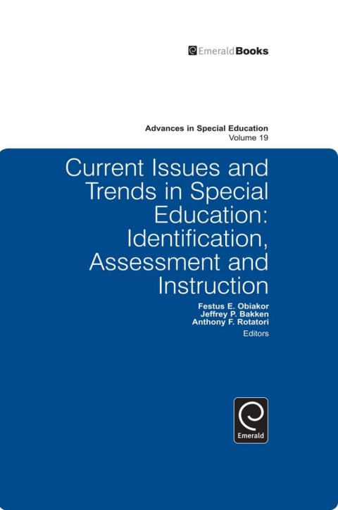 Cover image for book Current Issues and Trends in Special Education.