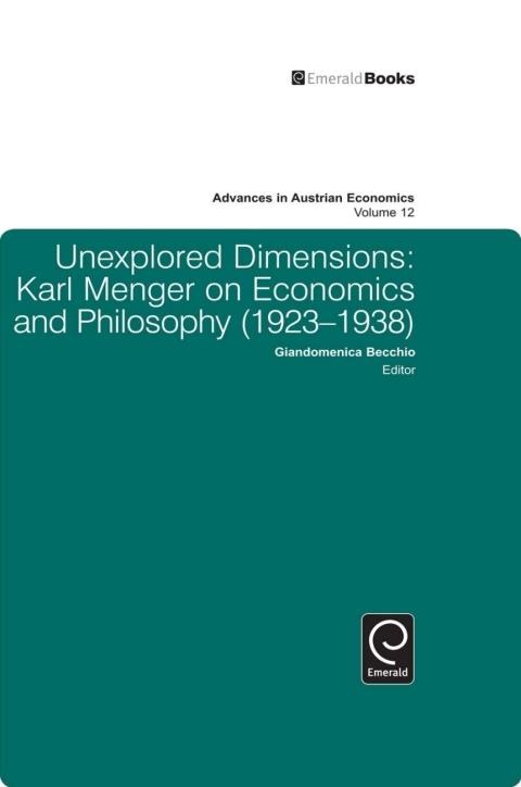 Cover image for book Unexplored Dimensions