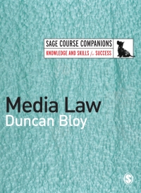 Cover image: Media Law 1st edition 9781412911207