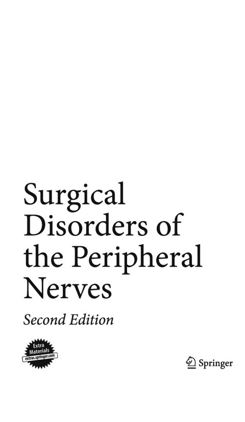 Cover image for book Surgical Disorders of the Peripheral Nerves