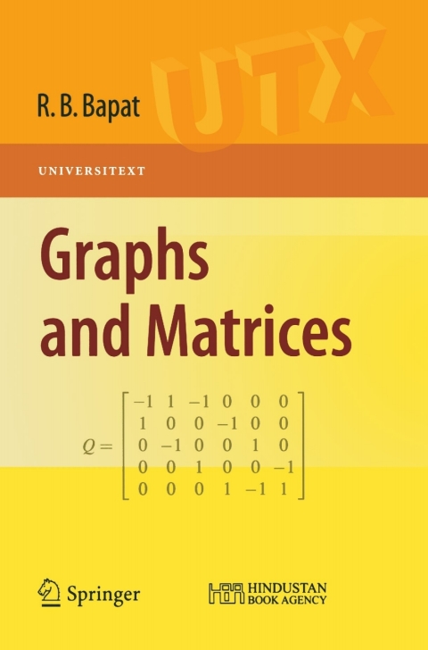 Cover image for book Graphs and Matrices