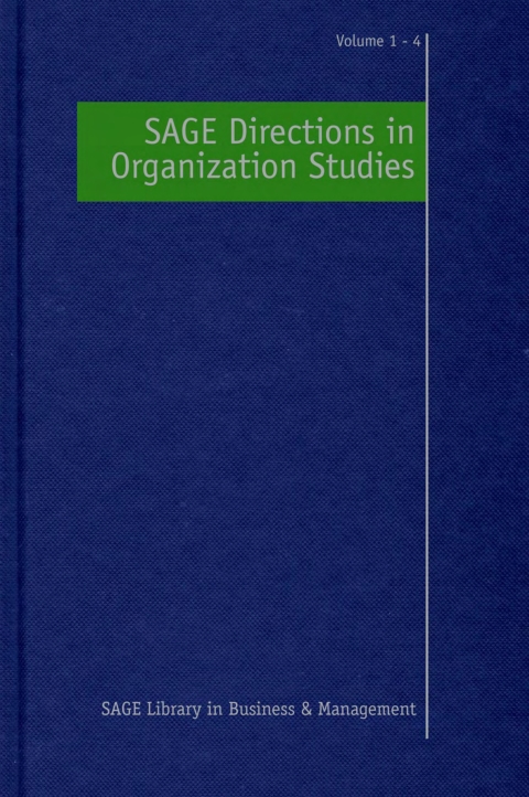 Cover image for book SAGE Directions in Organization Studies