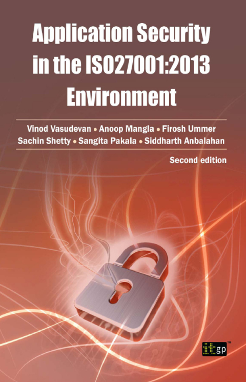 Cover image for book Application security in the ISO27001:2013 Environment