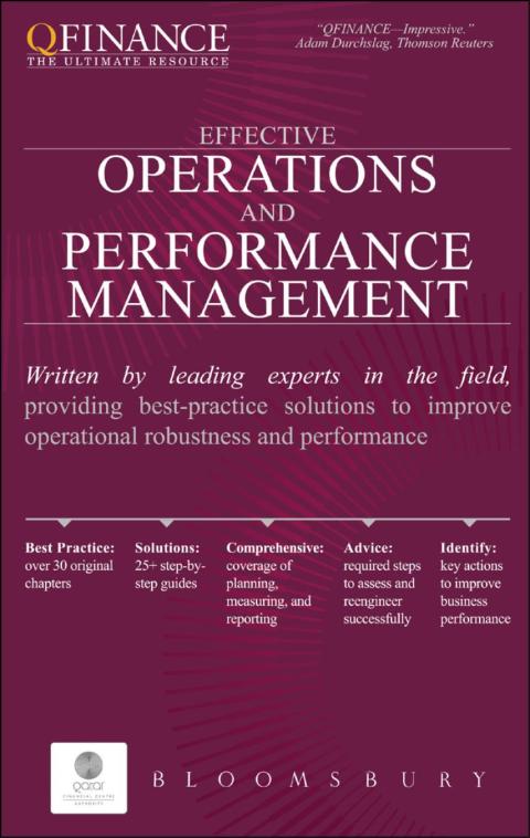 Cover image for book Effective Operations and Performance Management