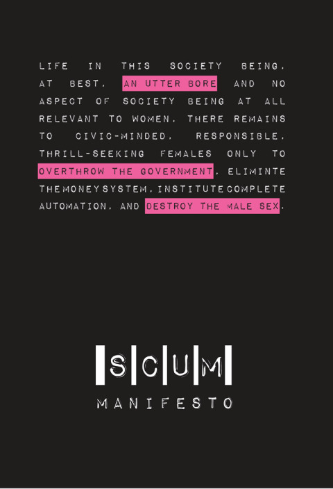 Cover image for book SCUM Manifesto