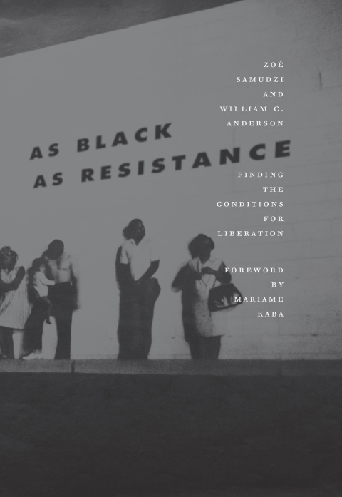 Cover image for book As Black as Resistance