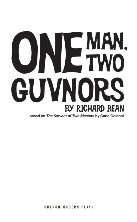 Cover image for book One Man, Two Guvnors