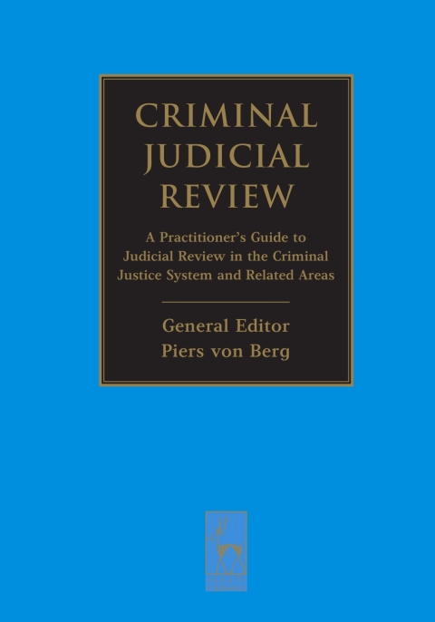 Cover image for book Criminal Judicial Review