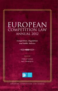 صورة الغلاف: European Competition Law Annual 2012 1st edition 9781849465823