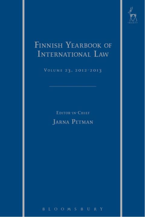 Cover image for book Finnish Yearbook of International Law, Volume 23, 2012-2013