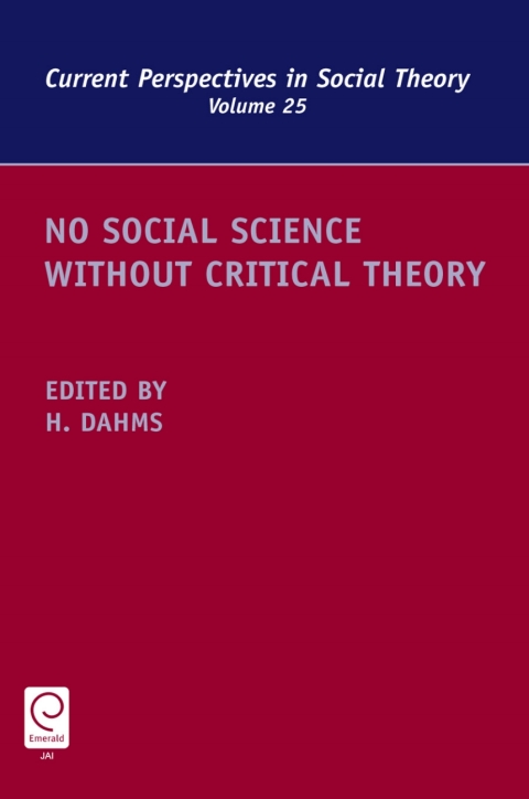 Cover image for book No Social Science without Critical Theory