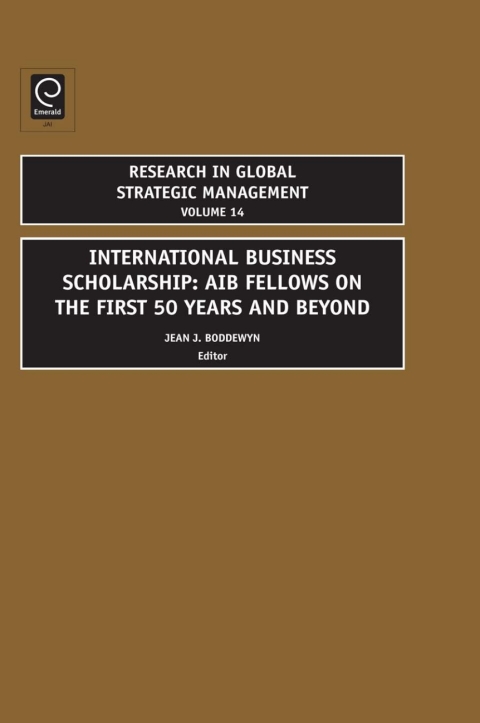 Cover image for book International Business Scholarship
