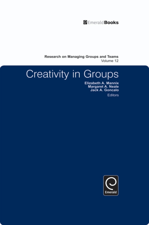 Cover image for book Creativity in Groups