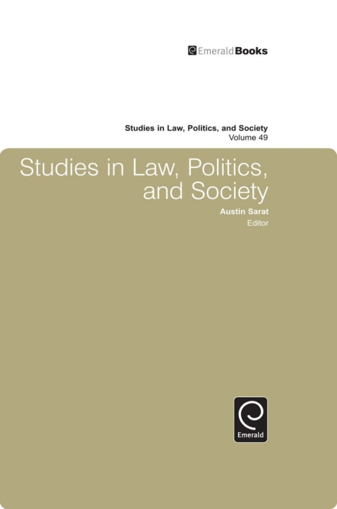 Cover image for book Studies in Law, Politics, and Society