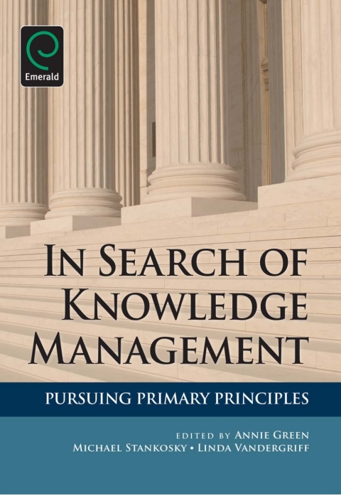 Cover image for book In Search of Knowledge Management