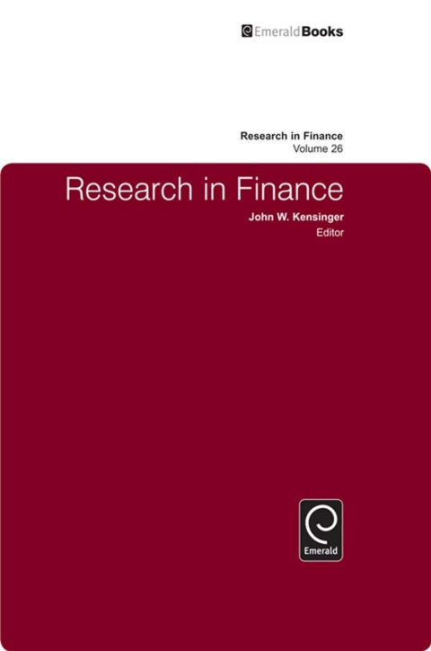 Cover image for book Research in Finance