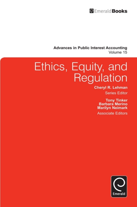 Cover image for book Ethics, Equity, and Regulation