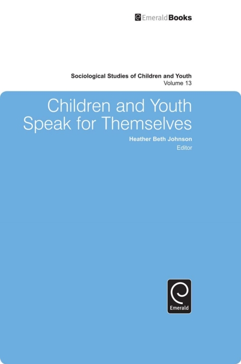 Cover image for book Children and Youth Speak for Themselves