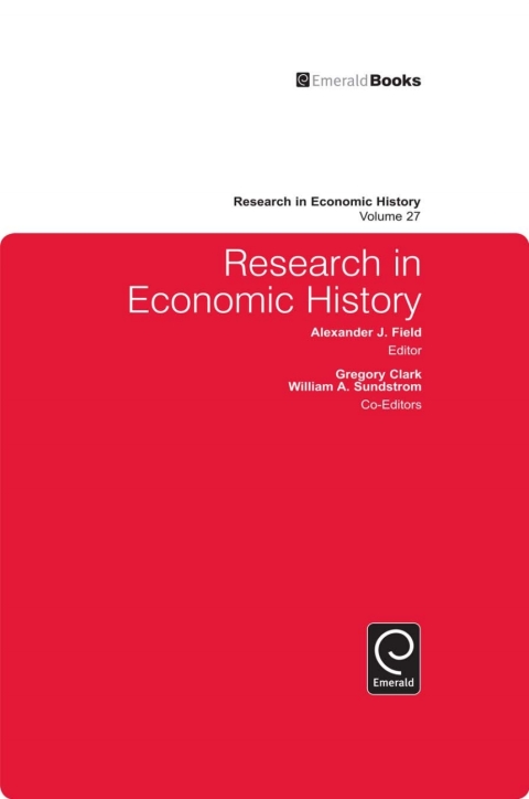 Cover image for book Research in Economic History