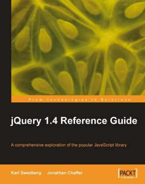 Cover image for book jQuery 1.4 Reference Guide