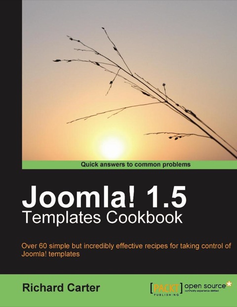 Cover image for book Joomla! 1.5 Templates Cookbook