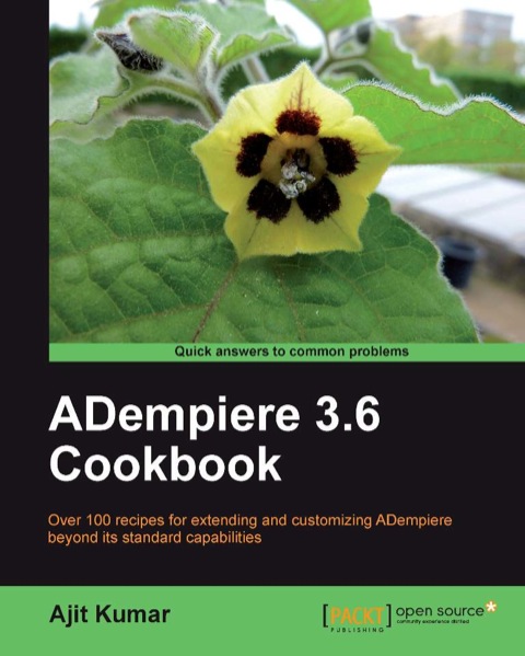 Cover image for book ADempiere 3.6 Cookbook