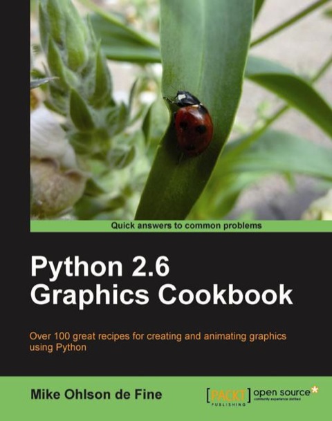 Cover image for book Python 2.6 Graphics Cookbook