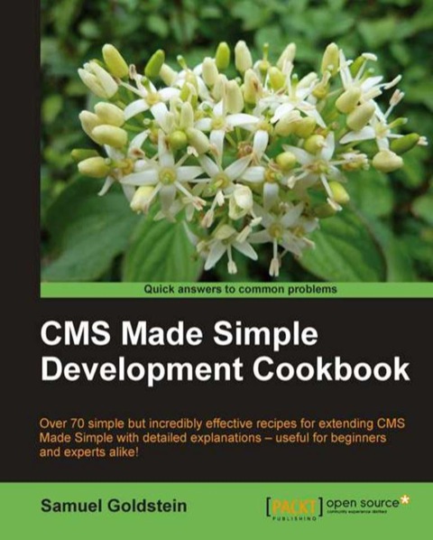 Cover image for book CMS Made Simple Development Cookbook