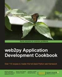 Cover image: web2py Application Development Cookbook 1st edition 9781849515467