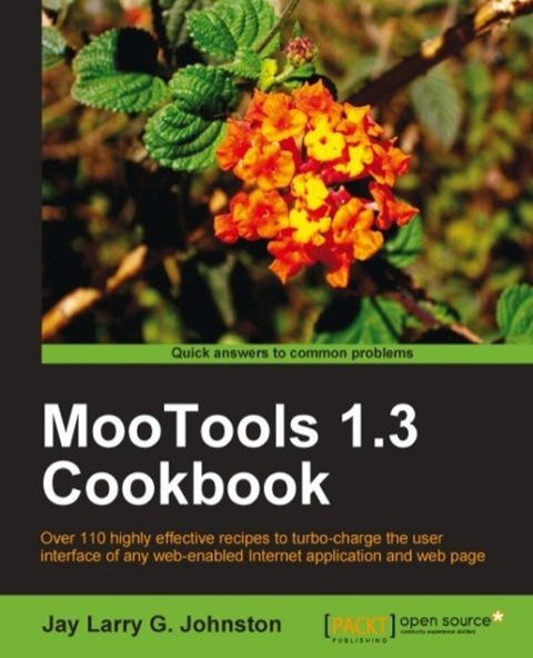 Cover image for book MooTools 1.3 Cookbook