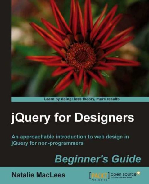 Cover image for book jQuery for Designers: Beginner's Guide