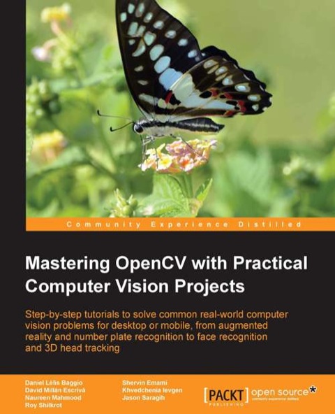 Cover image for book Mastering OpenCV with Practical Computer Vision Projects