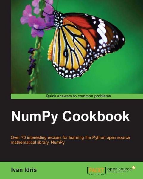 Cover image for book NumPy Cookbook
