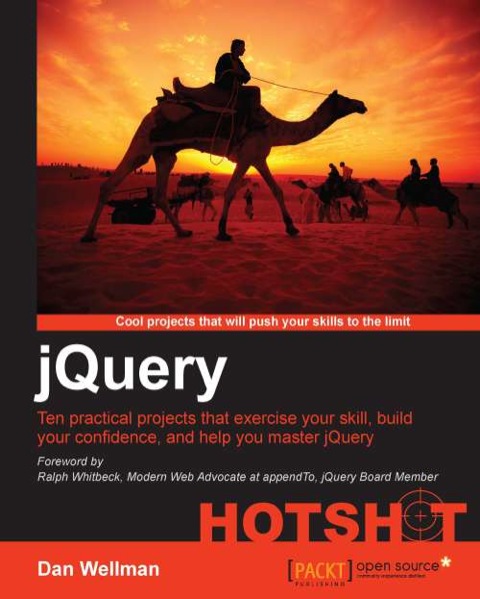 Cover image for book jQuery Hotshot