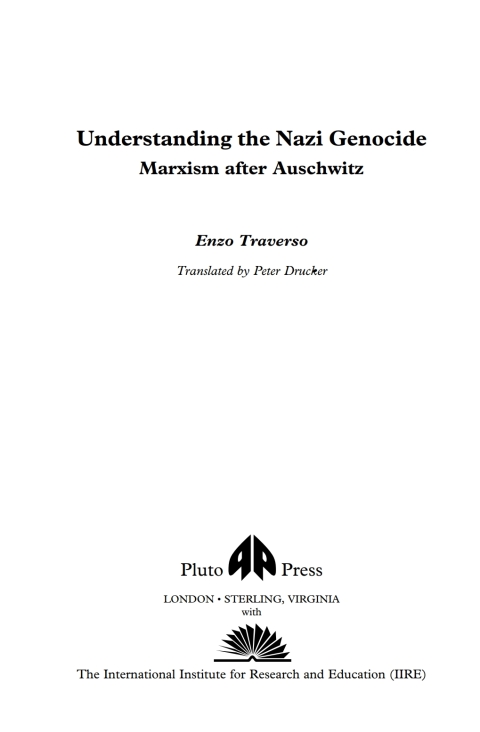 Cover image for book Understanding the Nazi Genocide